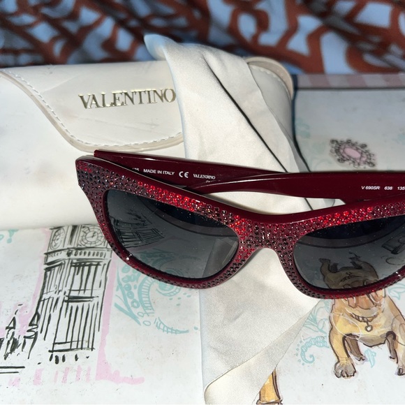 Valentino Rhinestone sunglasses main image 4